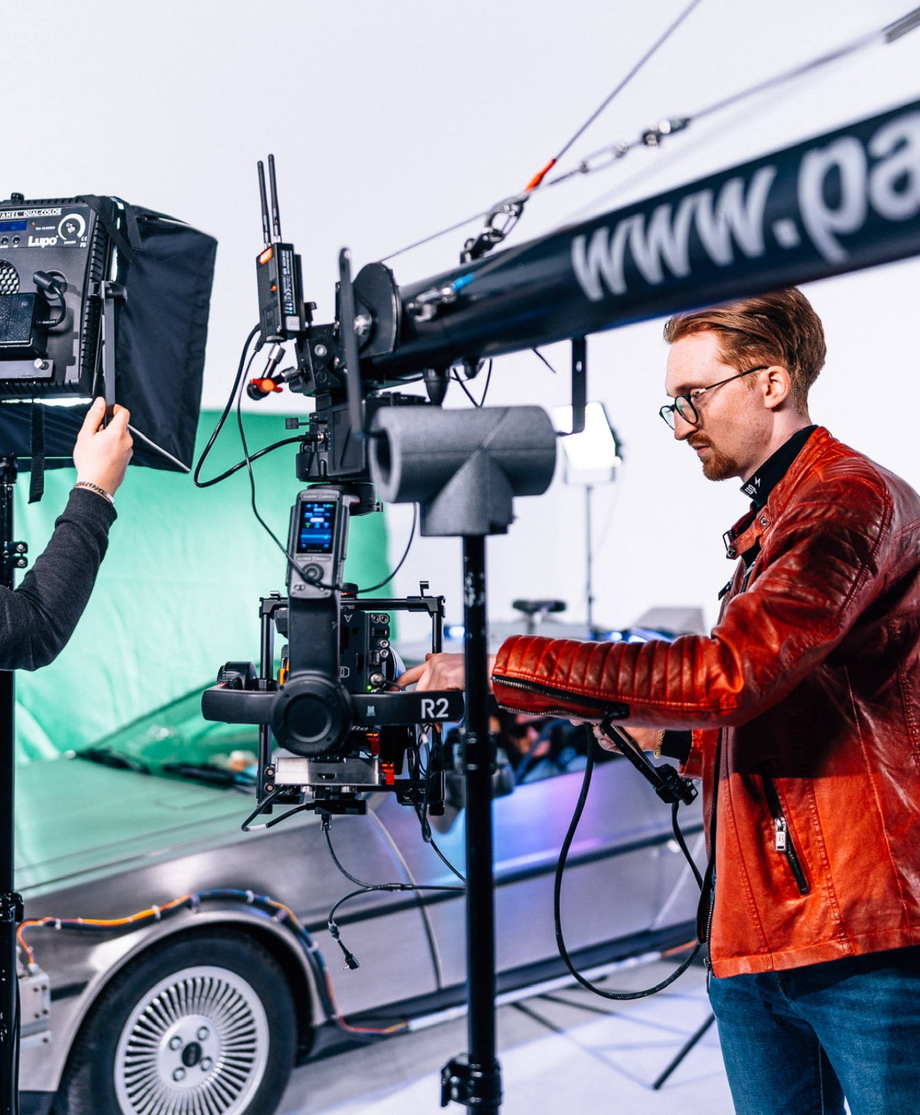 Michael Schneider bei einer WELTBERG Filmproduktion